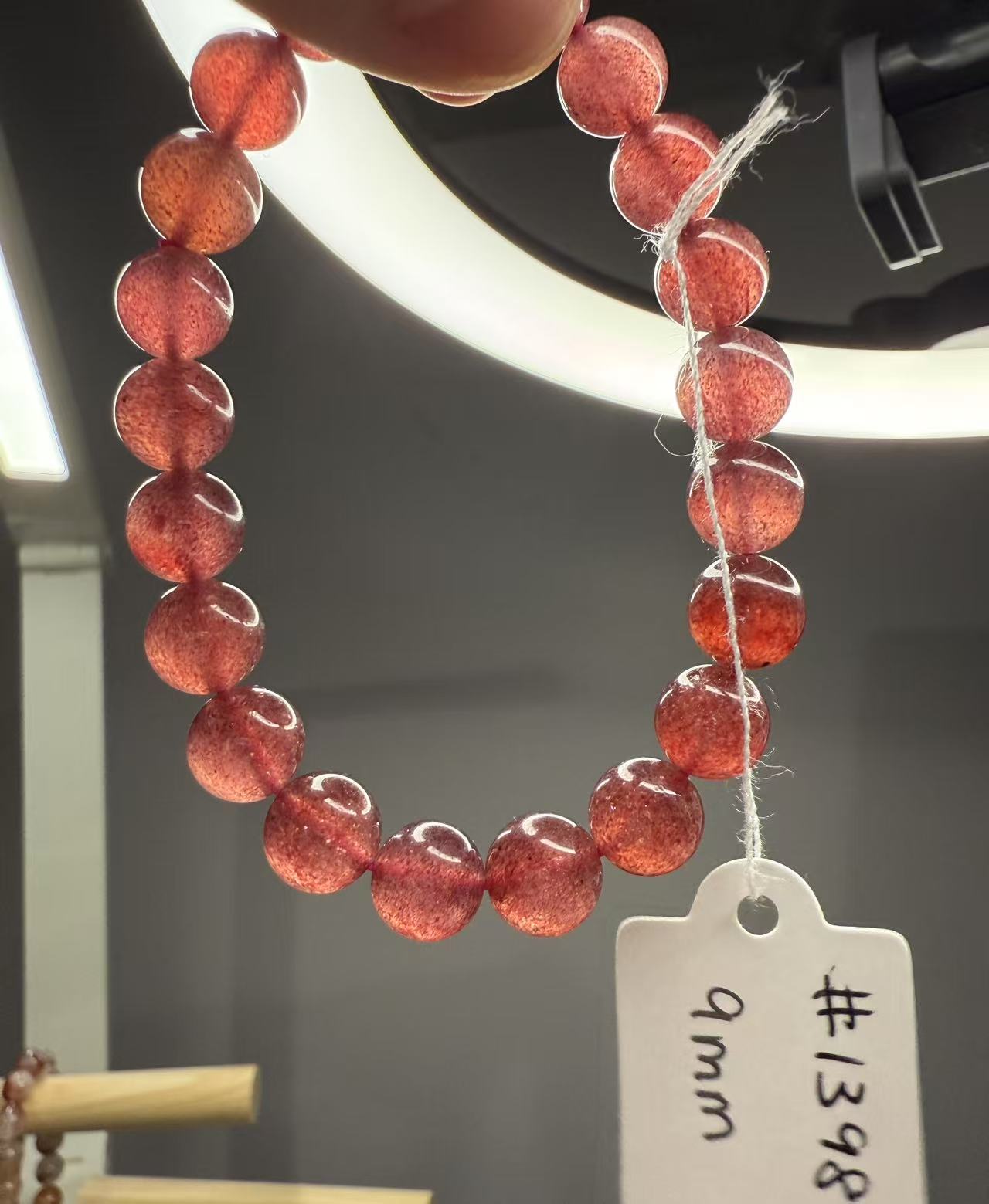Strawberry Quartz 9mm