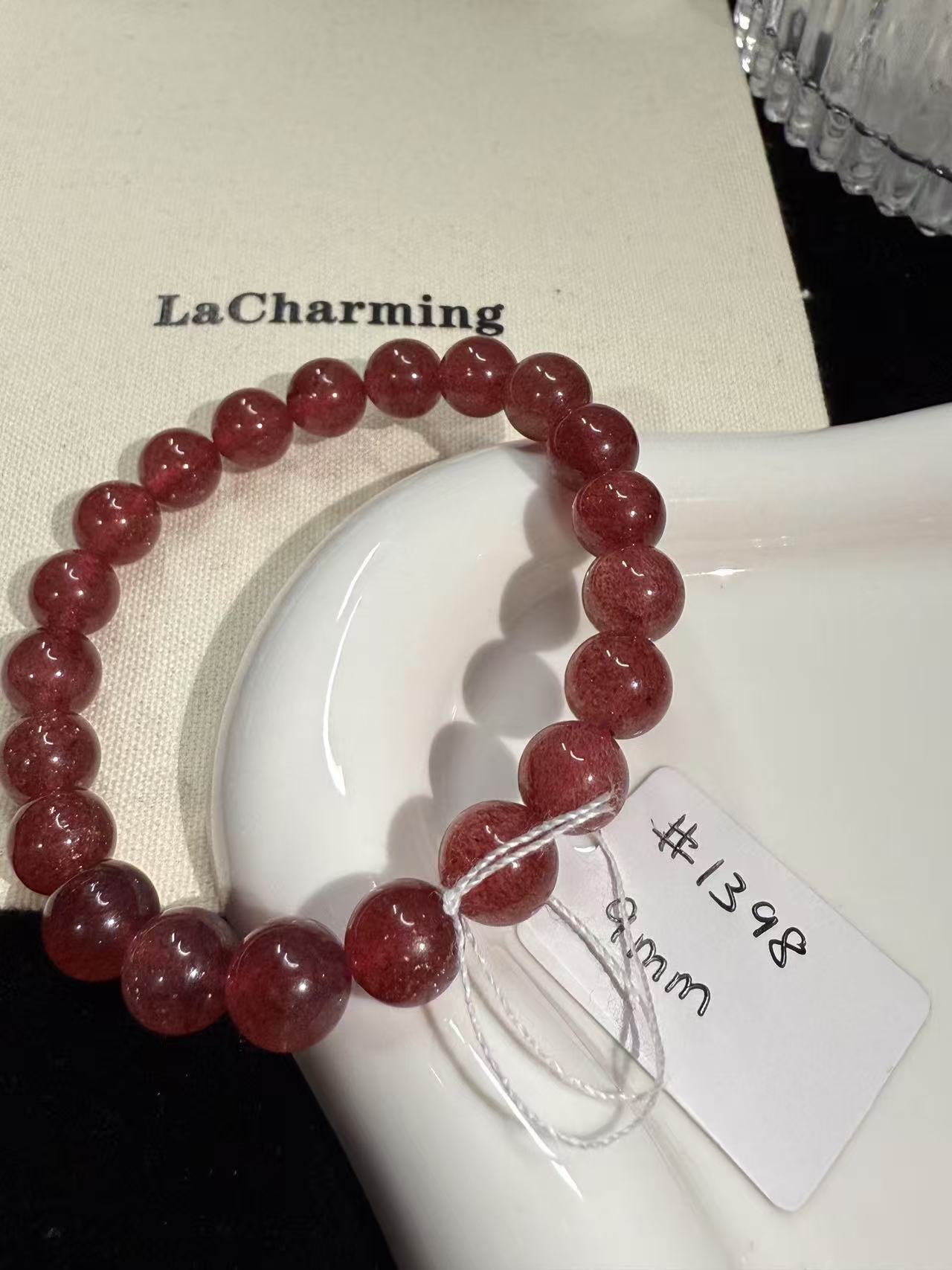 Strawberry Quartz 9mm