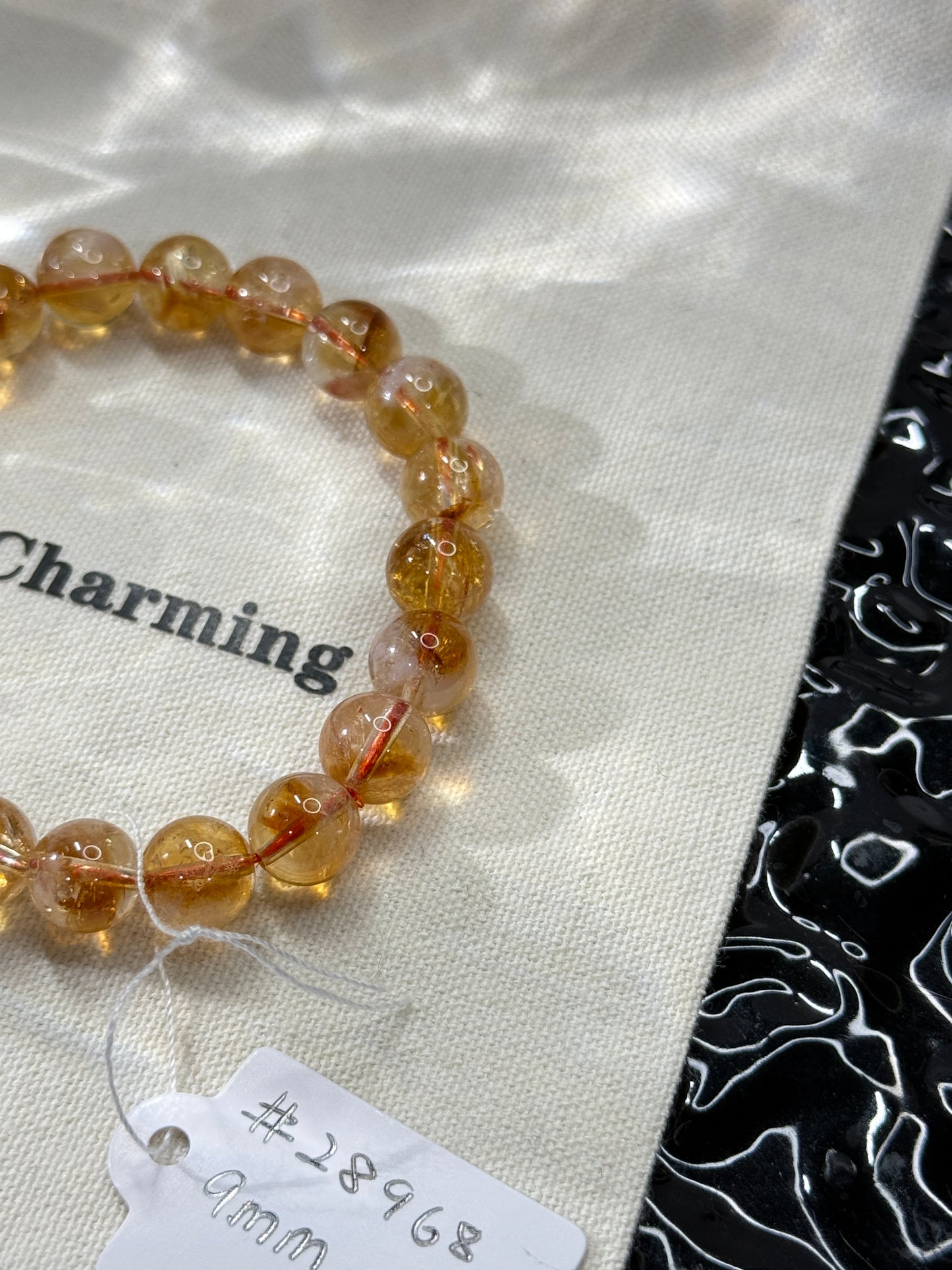 Yellow Pagoda Crystal 9mm