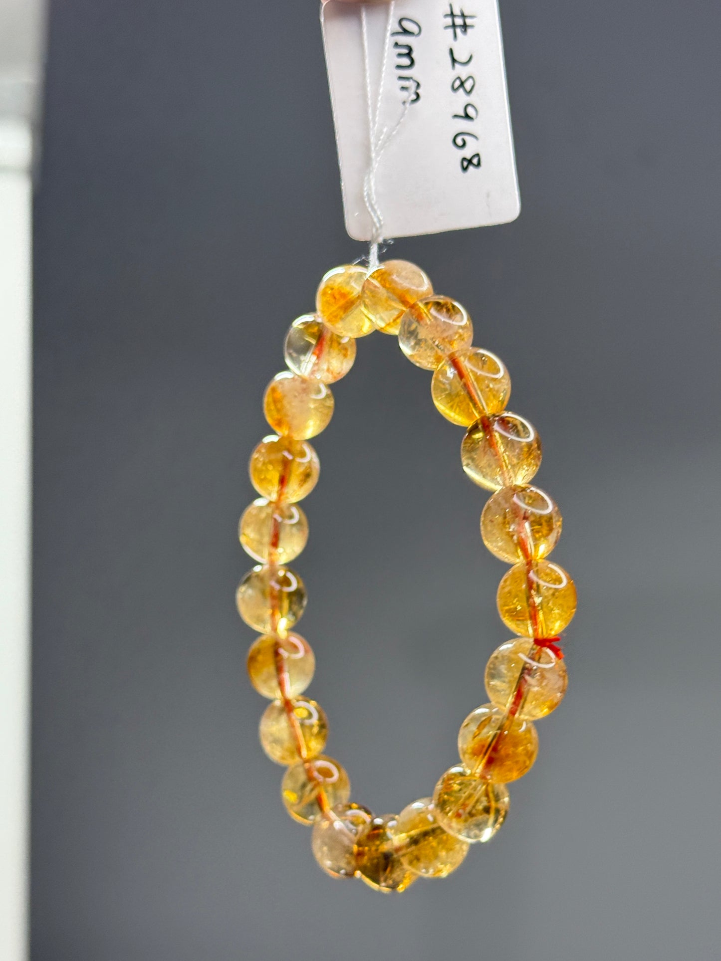 Yellow Pagoda Crystal 9mm