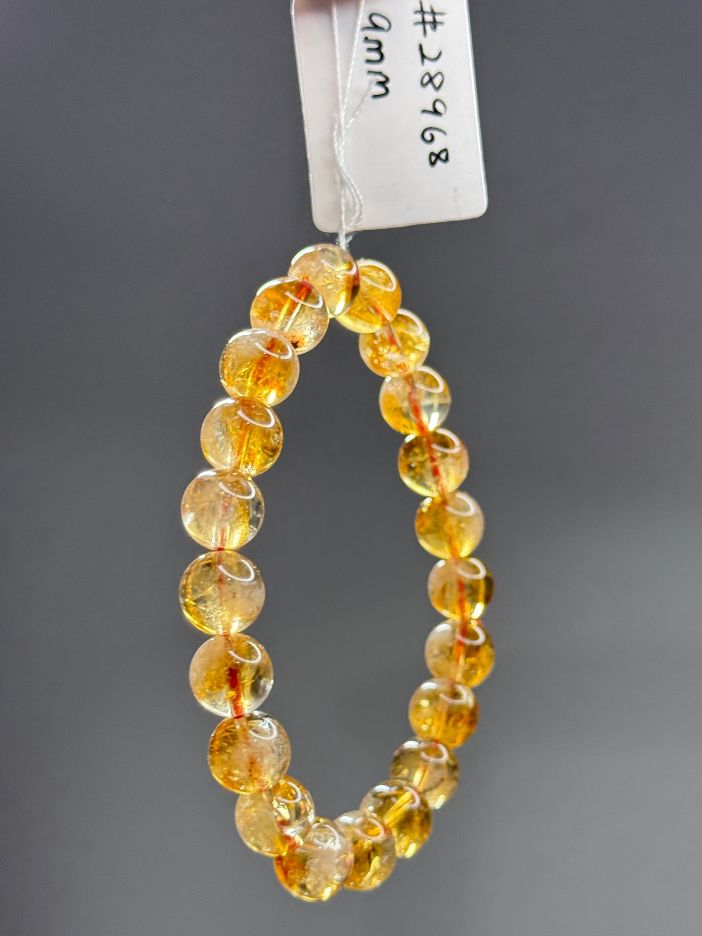 Yellow Pagoda Crystal 9mm