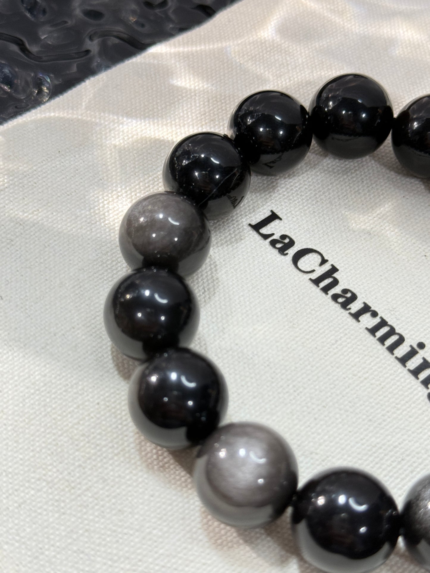 Silver Obsidian 13mm