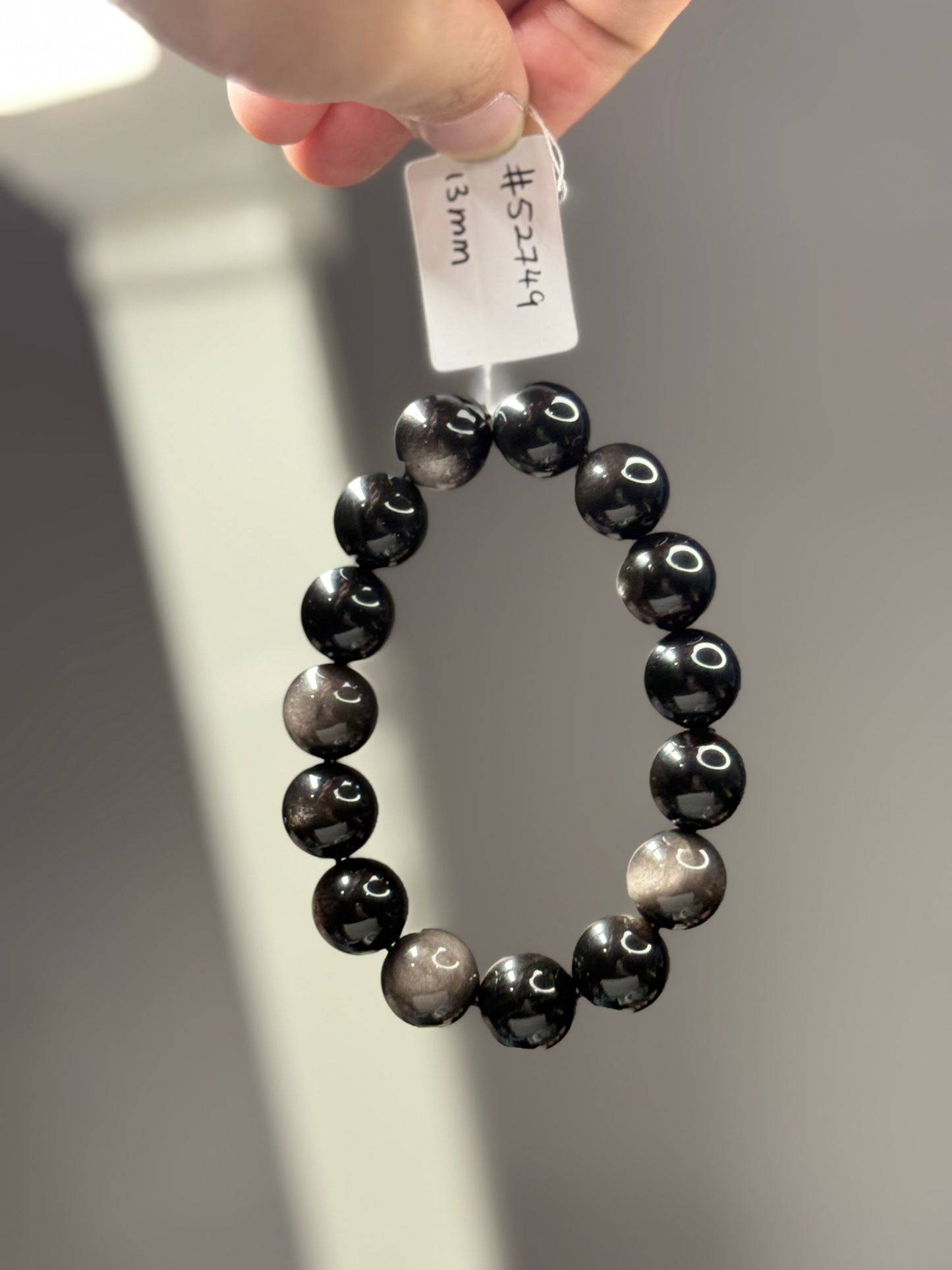 Silver Obsidian 13mm
