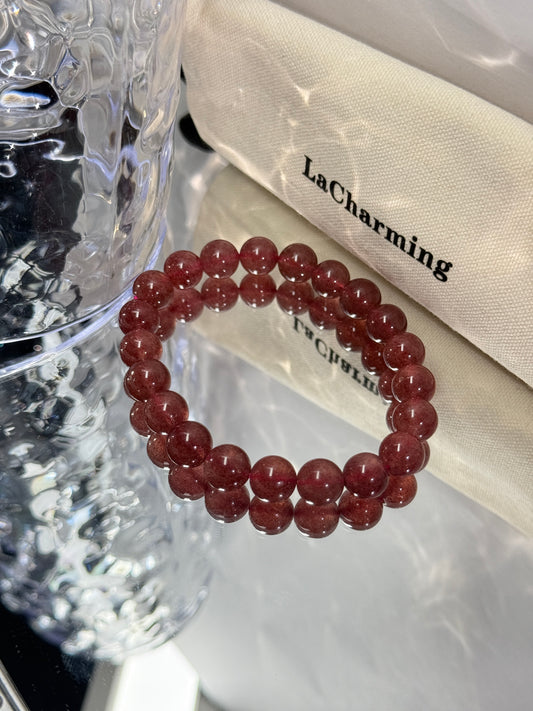 Strawberry Quartz 9mm