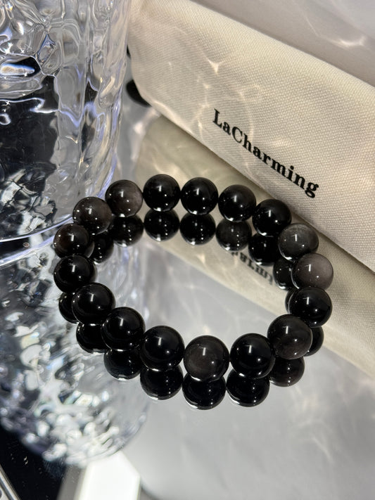 Silver Obsidian 13mm
